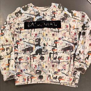 Basquiat Graphic Sweatshirt.  Large